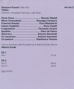 Puccini* - Tebaldi* • Campora* • Mascherini* • Coro* E Orchestra Dell'Accademia Di Santa Cecilia, Roma* • Alberto Erede-1