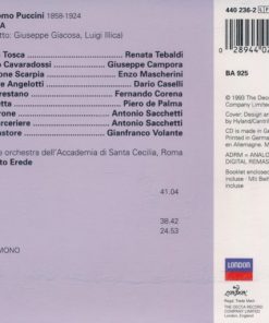 Puccini* - Tebaldi* • Campora* • Mascherini* • Coro* E Orchestra Dell'Accademia Di Santa Cecilia, Roma* • Alberto Erede-2