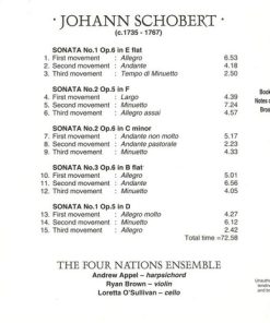 Johann Schobert, The Four Nations Ensemble-1