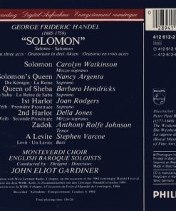 Handel* - Watkinson* • Argenta* • Hendricks* • Rolfe Johnson* • Monteverdi Choir* • English Baroque Soloists* • John Eliot Gardiner-1