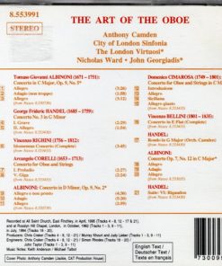 Tomaso Albinoni, Vincenzo Bellini, Domenico Cimarosa, Arcangelo Corelli, Georg Friedrich Händel, Vincenzo Righini, Anthony Camden, City Of London Sinfonia, The London Virtuosi, Nicholas Ward, John Georgiadis-1