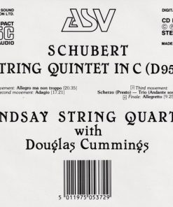 Franz Schubert, The Lindsays with Douglas Cummings-1