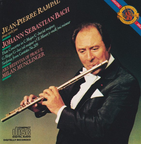Johann Sebastian Bach, Jean-Pierre Rampal / Ars Rediviva Of Prague* / Milan Munclinger-0