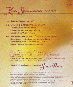 Karol Szymanowski - Sir Simon Rattle, Elzbieta Szmytka, Florence Quivar, Jon Garrison, John Connell (3), City Of Birmingham Symphony Orchestra Chorus, City Of Birmingham Symphony Orchestra-4