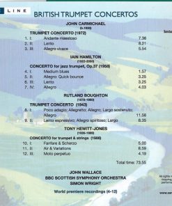 John Wallace (4), BBC Scottish Symphony Orchestra, Simon Wright (6), Iain Hamilton, John Carmichael (4), Rutland Boughton, Tony Hewitt-Jones-4