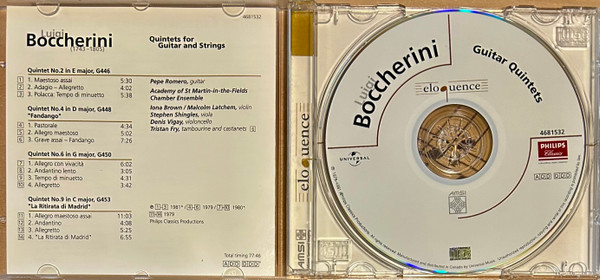 Boccherini*, Pepe Romero, Academy Of St. Martin-in-the-Fields Chamber Ensemble-2