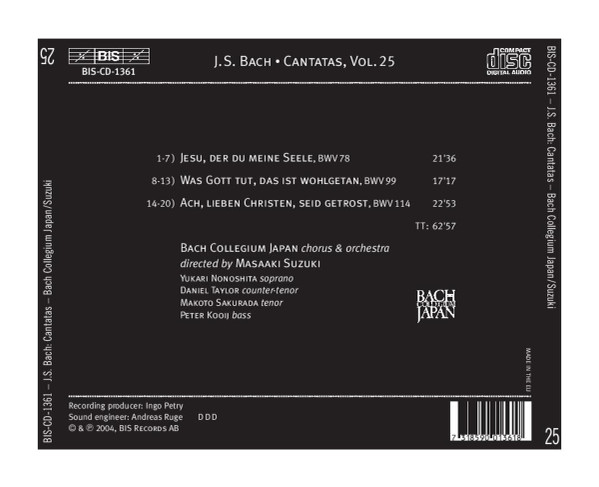 Johann Sebastian Bach - Bach Collegium Japan, Masaaki Suzuki-2