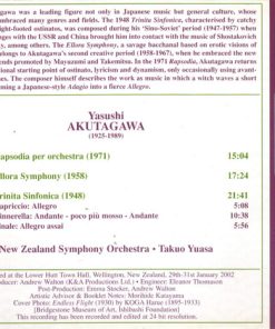 Yasushi Akutagawa, New Zealand Symphony Orchestra, Takuo Yuasa-2