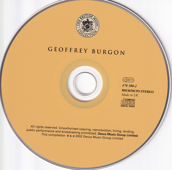 Geoffrey Burgon, Jennifer Smith (3), Ann Murray, Anthony Rolfe Johnson, Wooburn Singers, London Symphony Chorus, City Of London Sinfonia, Richard Hickox-2