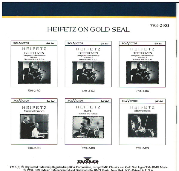 Heifetz*, Beethoven*-1