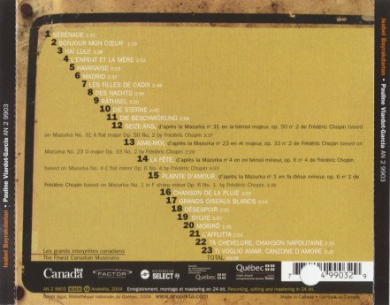Isabel Bayrakdarian / Serouj Kradjian / Pauline Viardot-Garcia*-2