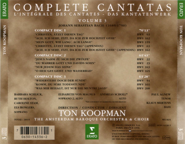 Bach*, Ton Koopman, The Amsterdam Baroque Orchestra And Choir-1