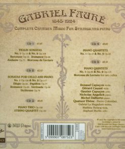 Fauré* - Renaud Capuçon, Nicholas Angelich, Gérard Caussé, Gautier Capuçon, Michel Dalberto, Quatuor Ebène-1