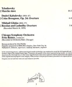 Fritz Reiner, Chicago Symphony Orchestra / Mussorgsky*-4