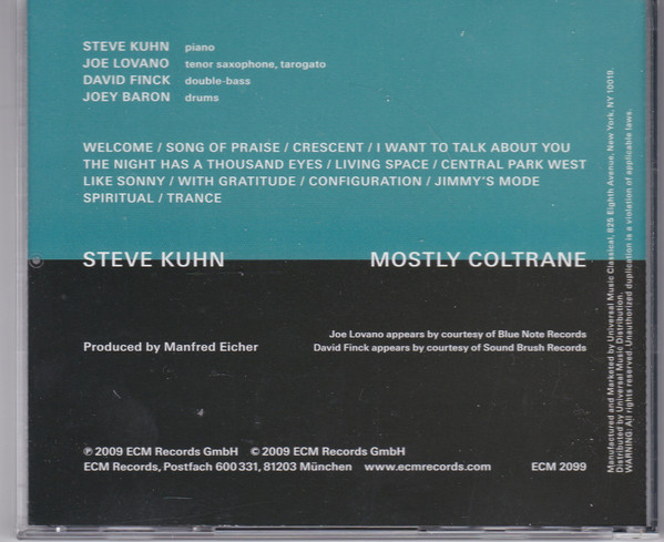 Steve Kuhn Trio w/ Joe Lovano-1