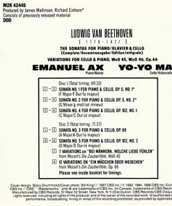 Beethoven* - Yo-Yo Ma, Emanuel Ax-2