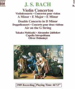 J.S. Bach* - Takako Nishizaki · Alexander Jablokov · Capella Istropolitana · Oliver Dohnányi*-0