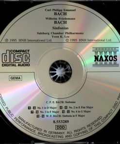 C. P. E. Bach*, W. F. Bach* - Salzburg Chamber Philharmonic Orchestra*, Yoon K. Lee*-2
