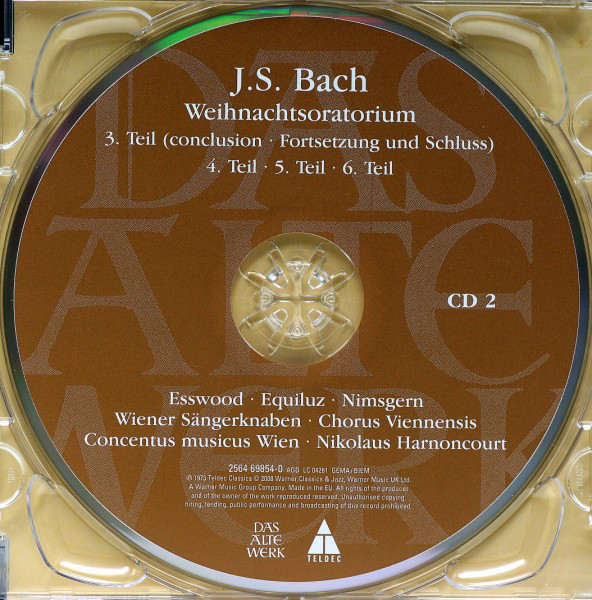 J.S. Bach*, Esswood*, Equiluz*, Nimsgern*, Wiener Sängerknaben*, Concentus Musicus Wien, Nikolaus Harnoncourt-3
