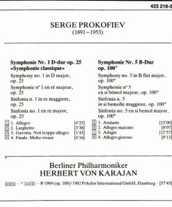 Sergej Prokofiew* : Karajan*, Berliner Philharmoniker-3