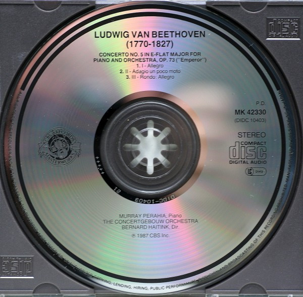 Beethoven*, Murray Perahia, Concertgebouw Orchestra*, Bernard Haitink-2