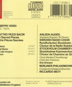 Verdi* - Swedish Radio Chorus* & Stockholm Chamber Choir*, Berlin Philharmonic Orchestra*, Arleen Auger, Riccardo Muti-1