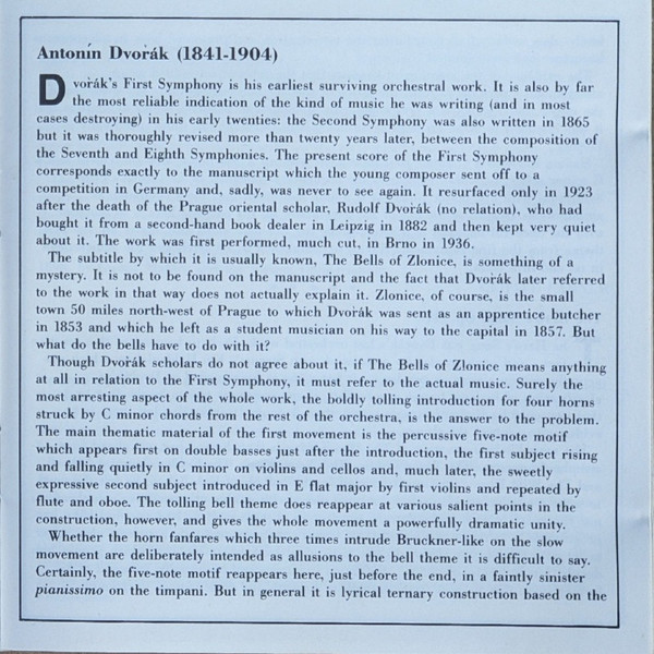 Dvořák* / Scottish National Orchestra* Conducted By Neeme Järvi-2