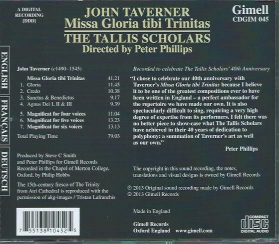 John Taverner, The Tallis Scholars, Peter Phillips (2)-1