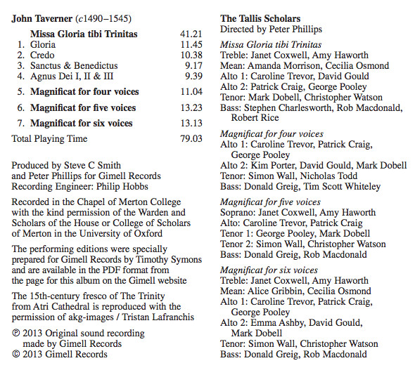 John Taverner, The Tallis Scholars, Peter Phillips (2)-3