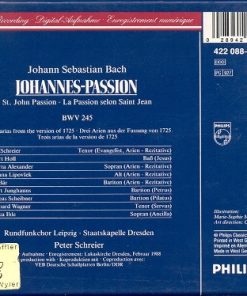 Johann Sebastian Bach - Roberta Alexander ∙ Marjana Lipovšek ∙ Peter Schreier ∙ Robert Holl ∙ Olaf Bär ∙ Rundfunkchor Leipzig ∙ Staatskapelle Dresden ∙ Peter Schreier-1