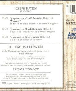 Joseph Haydn - The English Concert, Trevor Pinnock-1