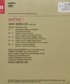 Helsinki Philharmonic Orchestra, Paavo Berglund, Helsinki University Male Choir*, State Academic Male Choir Of The Estonian S.S.R., Sibelius*-1