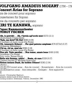 Mozart* - Kiri Te Kanawa, Wiener Kammerorchester, György Fischer-1