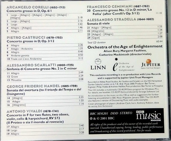 Orchestra Of The Age Of Enlightenment - Vivaldi*, Corelli*, Scarlatti*, Geminiani*, Handel*, Castrucci*-1