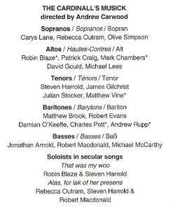 Robert Fayrfax, Andrew Carwood, David Skinner (4), The Cardinall's Musick-3
