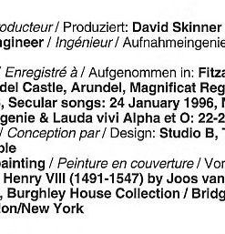 Robert Fayrfax, Andrew Carwood, David Skinner (4), The Cardinall's Musick-4