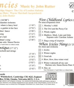 John Rutter - The Cambridge Singers And The City Of London Sinfonia*-1