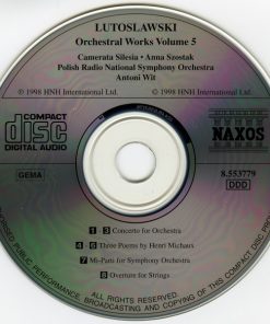 Lutosławski*, Camerata Silesia • Anna Szostak, Polish National Radio Symphony Orchestra, Antoni Wit-2