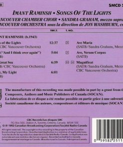 Imant Raminsh - Vancouver Chamber Choir, Sandra Graham, CBC Vancouver Orchestra, Jon Washburn-1