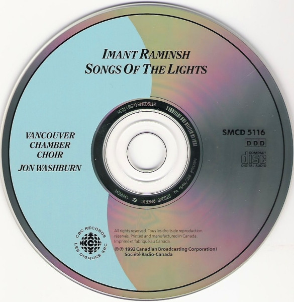 Imant Raminsh - Vancouver Chamber Choir, Sandra Graham, CBC Vancouver Orchestra, Jon Washburn-3