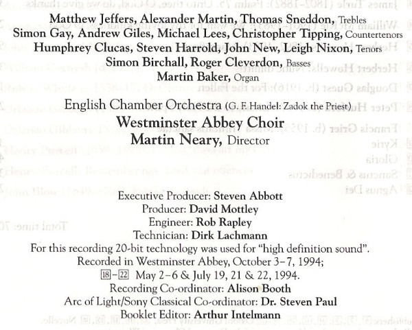 Westminster Abbey Choir*, Neary*-4
