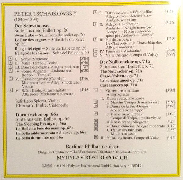 Peter Tschaikowsky*, Mstislav Rostropovich, Berliner Philharmoniker-2