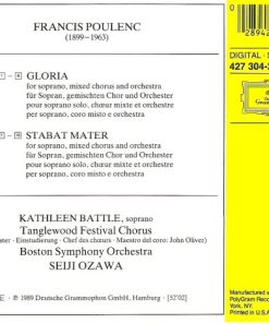 Poulenc* - Kathleen Battle, Tanglewood Festival Chorus, Boston Symphony Orchestra • Seiji Ozawa-1