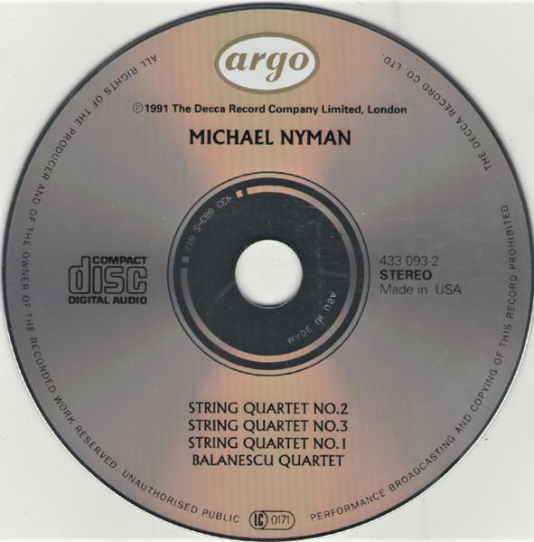 Michael Nyman, Balanescu Quartet*-2