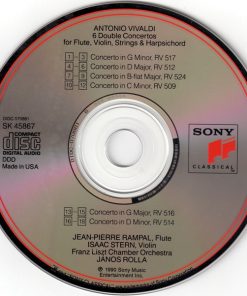 Antonio Vivaldi : Isaac Stern, Jean-Pierre Rampal, Liszt Ferenc Chamber Orchestra - János Rolla-2