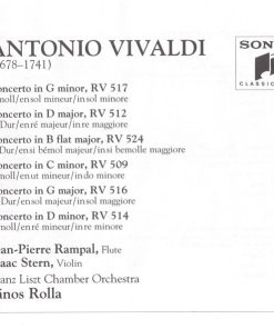 Antonio Vivaldi : Isaac Stern, Jean-Pierre Rampal, Liszt Ferenc Chamber Orchestra - János Rolla-4