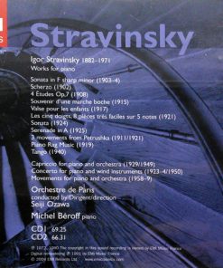Stravinsky* - Michel Béroff, Orchestre De Paris, Seiji Ozawa-1