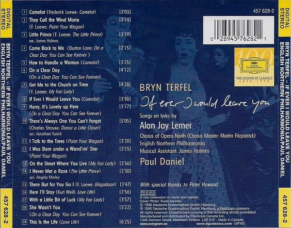 Bryn Terfel, English Northern Philharmonia / Paul Daniel-1