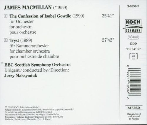 James MacMillan (2) / BBC Scottish Symphony Orchestra, Jerzy Maksymiuk-1