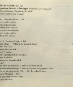 Mahler*, Wiener Staatsopernchor, Wiener Singverein, Wiener Sängerknaben*, Chicago Symphony Orchestra, Solti*-3